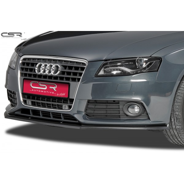 Юбка накладка переднего бампера CSR Audi A4 B8 (2008-2012)