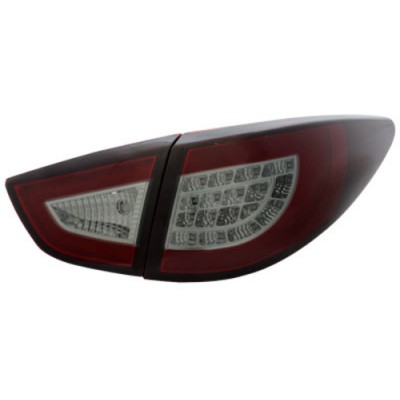 Оптика задняя тюнинг LED Hyundai ix35 (2010-...) красно/тонированная