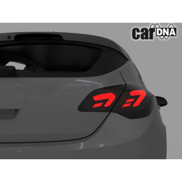 Оптика альтернативная LED задняя Dectane CarDNA Opel Astra J (2009-...) чёрная