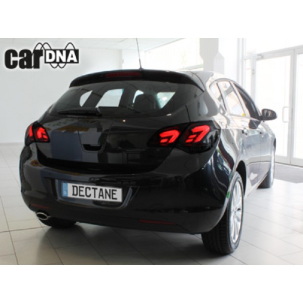 Оптика альтернативная LED задняя Dectane CarDNA Opel Astra J (2009-...) чёрная