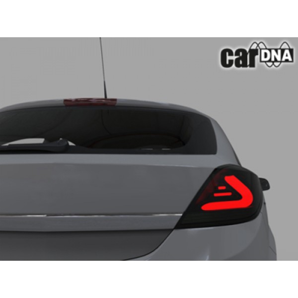 Оптика альтернативная LED задняя Dectane CarDNA Opel Astra H GTC (2004 -2010) тонированная