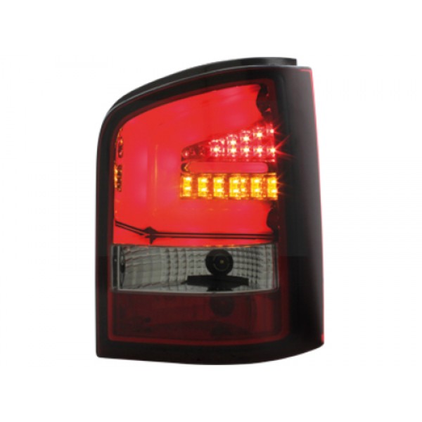Альтернативная оптика LED задняя Dectane для Volkswagen T5 (2010-...) красно-тонированные