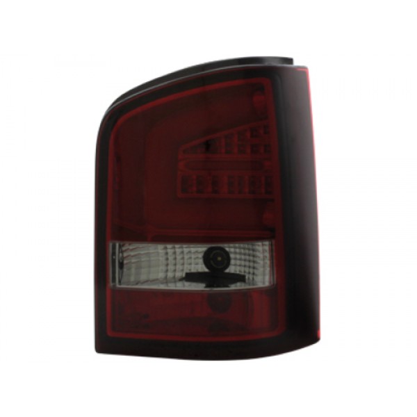Альтернативная оптика LED задняя Dectane для Volkswagen T5 (2010-...) красно-тонированные