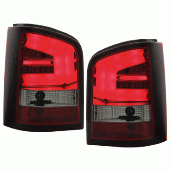Альтернативная оптика LED задняя Dectane для Volkswagen T5 (2010-...) красно-тонированные