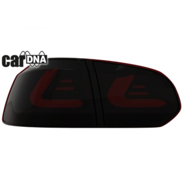 Оптика альтернативная задняя Dectane CarDNA Volkswagen Golf VI (2008-...) красно-чёрная