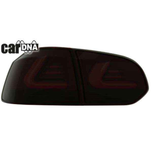 Оптика альтернативная задняя Dectane CarDNA Volkswagen Golf VI (2008-...) красно-тонированная