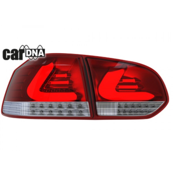 Оптика альтернативная задняя Dectane CarDNA Volkswagen Golf VI (2008-...) хрусталь