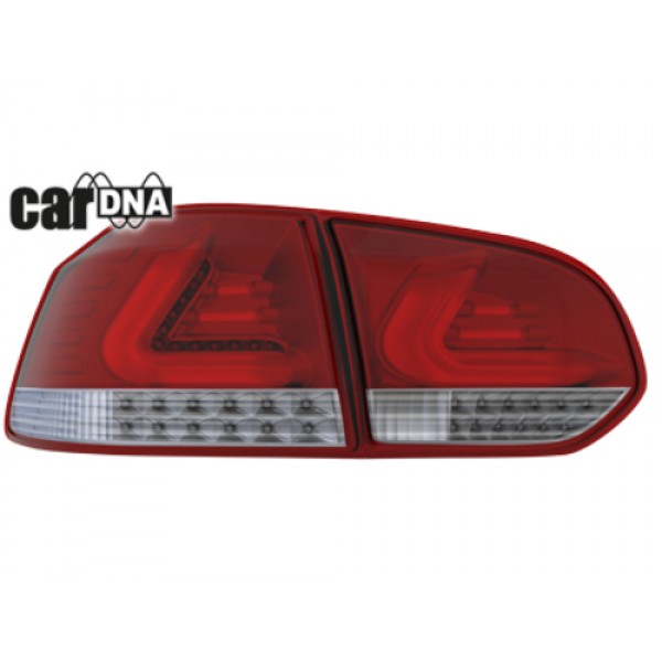 Оптика альтернативная задняя Dectane CarDNA Volkswagen Golf VI (2008-...) хрусталь