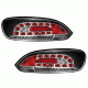Фонари задние тюнинг светодиодные Volkswagen Scirocco III (2008-...) чёрные