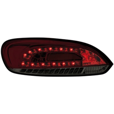 Фонари задние тюнинг светодиодные Volkswagen Scirocco III (2008-...) красно-тонированные