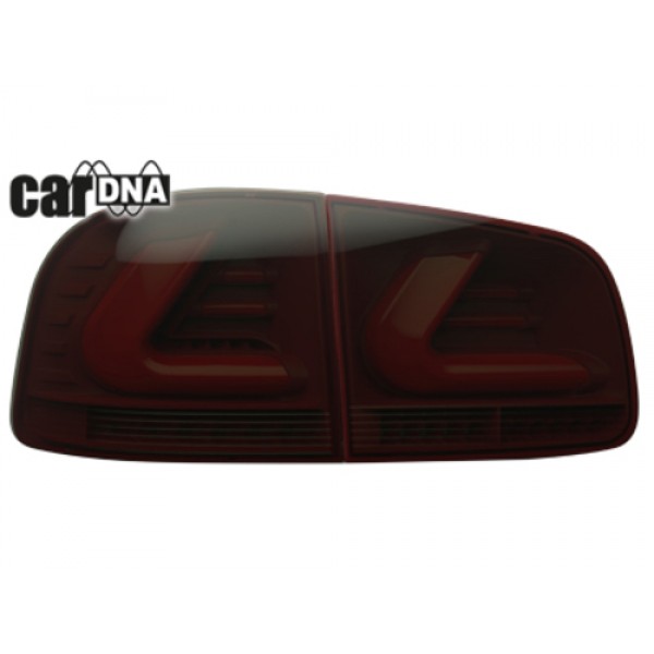 Оптика альтернативная задняя Dectane CarDNA Volkswagen Touareg (2002-2010) красно-тонированная