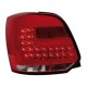 Оптика альтернативная тюнинг задняя LED Volkswagen Polo 6R (2009-...) хрусталь