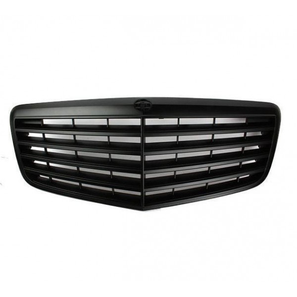 Решетка радиатора Avantgarde Style Mercedes W211 E-klasse (2006-2009) черная матовая